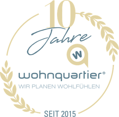 Logo Freisteller 10 Jahre Wohnquartier